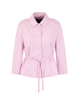 Marc Cain Collections “Rethink Together” Leather Jacket Pink Tulle AC31.13L03