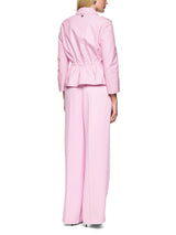 Marc Cain Collections “Rethink Together” Leather Jacket Pink Tulle AC31.13L03