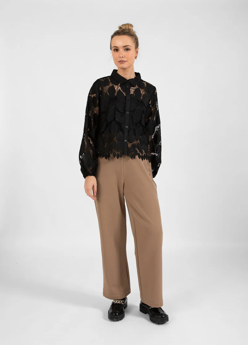 Coster Copenhagen Lace Shirt Black