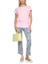 Marc Cain Collections Stretch Cotton Shirt Pink Tulle AC48.19J14