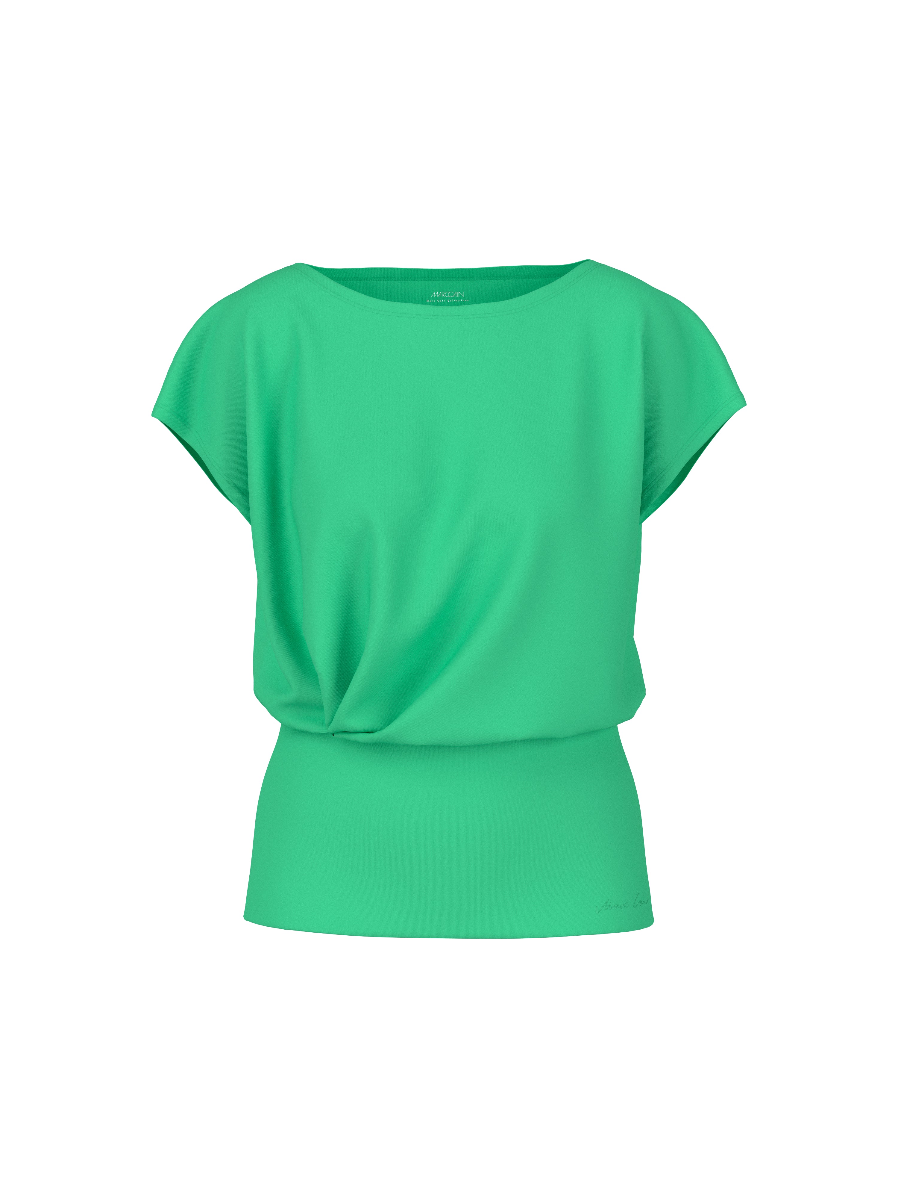 Marc Cain Collections Stretch Cotton Shirt Bright Jade AC48.19J14