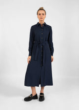 Coster Copenhagen Dress with Belt Navy