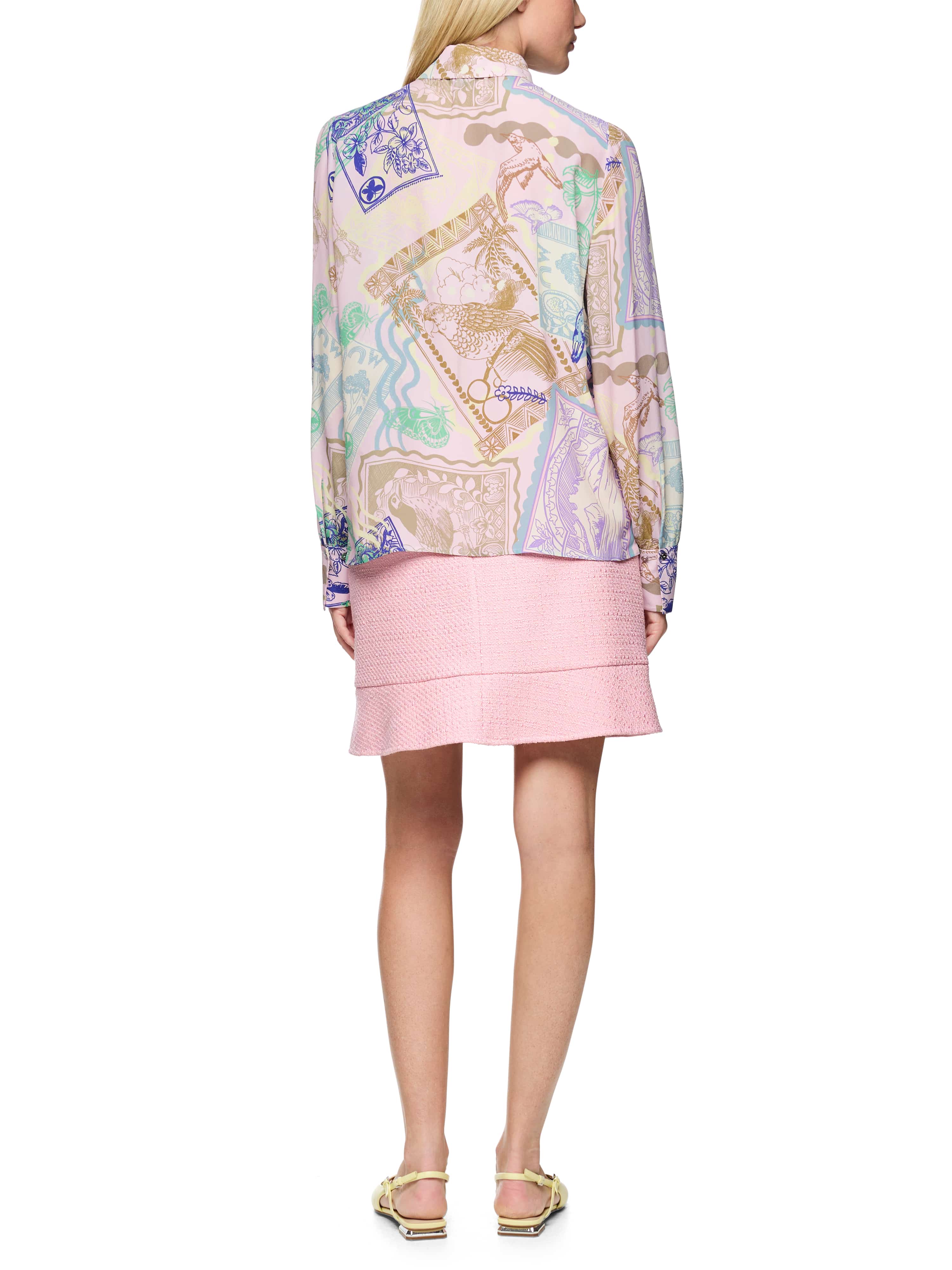 Marc Cain Collections Shirt Blouse with Stamp Print AC51.22W19