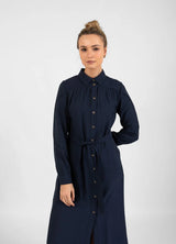 Coster Copenhagen Dress with Belt Navy