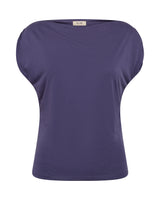 Mos Mosh Shima Solid Sleeveless Tee Crown Blue