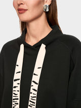 Marc Cain Sports Loose Cut Sweatshirt Black AS44.11J09