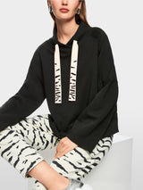 Marc Cain Sports Loose Cut Sweatshirt Black AS44.11J09