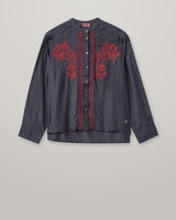 HEYANNO by Mos Mosh Sweet Craftsman Shirt Salute Navy