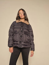 Mos Mosh Ridel Quilt Down Jacket Black