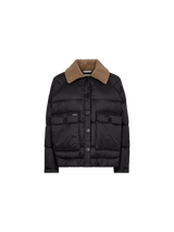 Mos Mosh Ridel Quilt Down Jacket Black