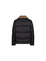 Mos Mosh Ridel Quilt Down Jacket Black