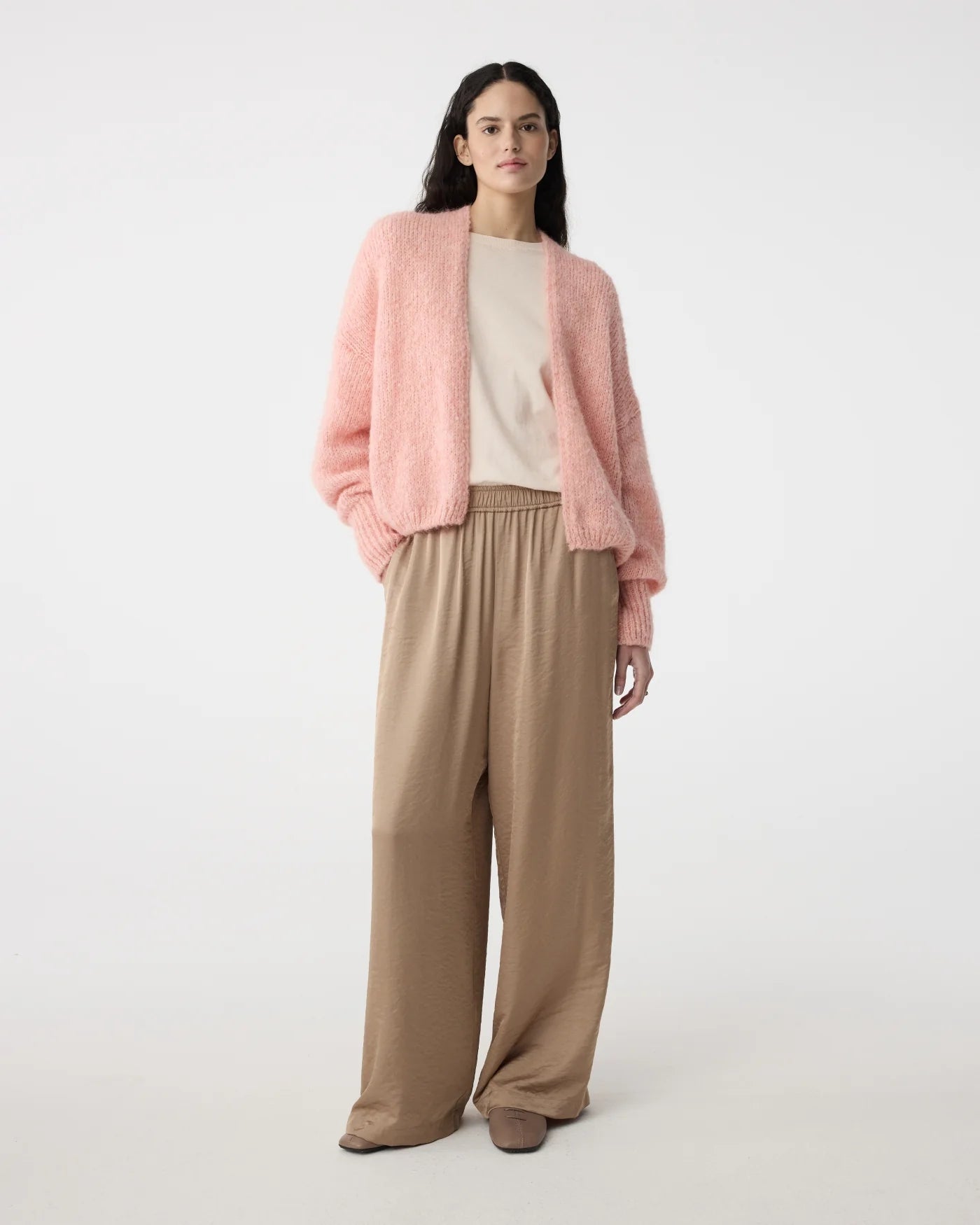 Knit-ted Becky Cardigan Pink