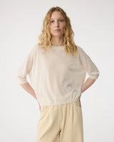 Knit-ted Fanes Tee Creme