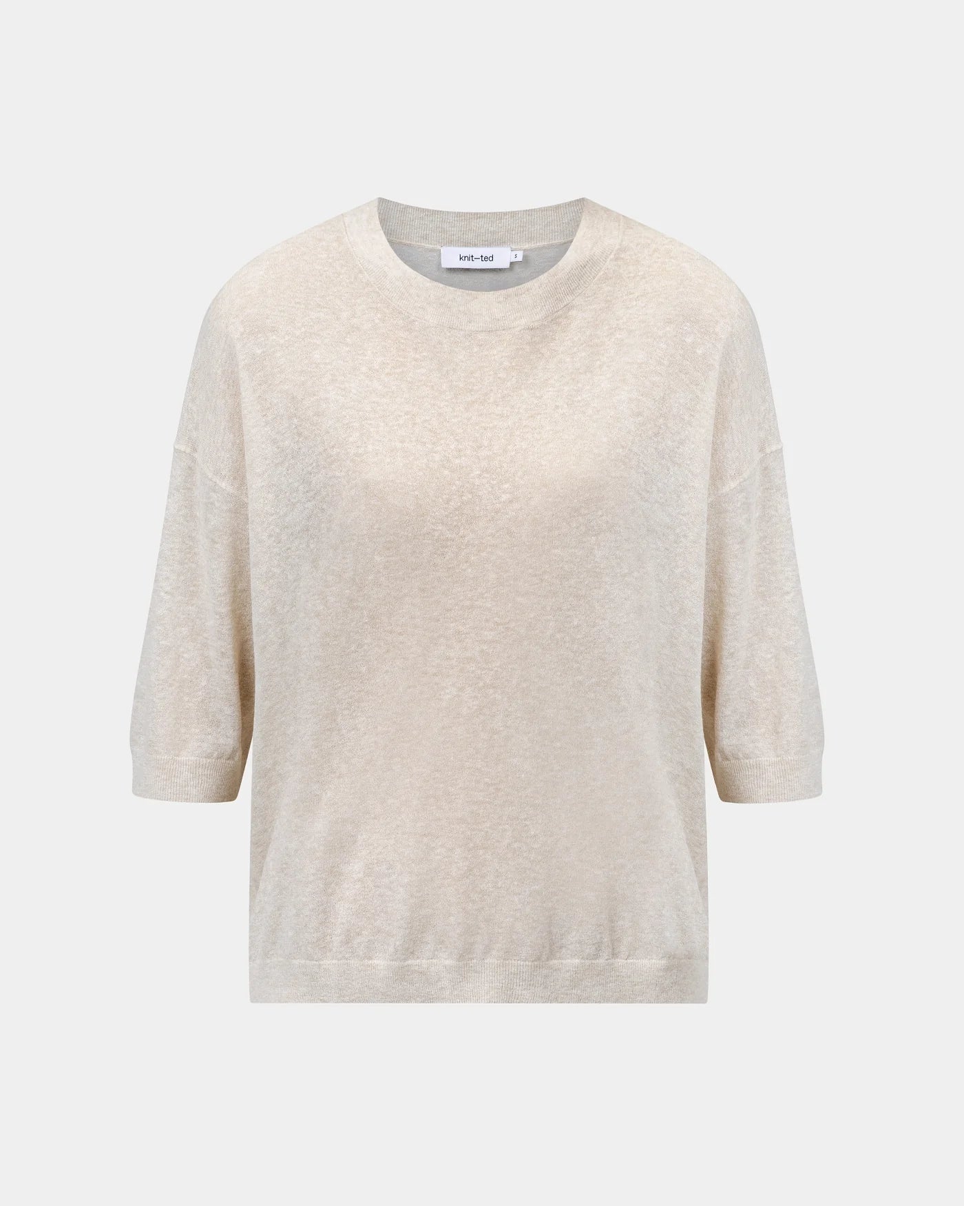 Knit-ted Fanes Tee Creme