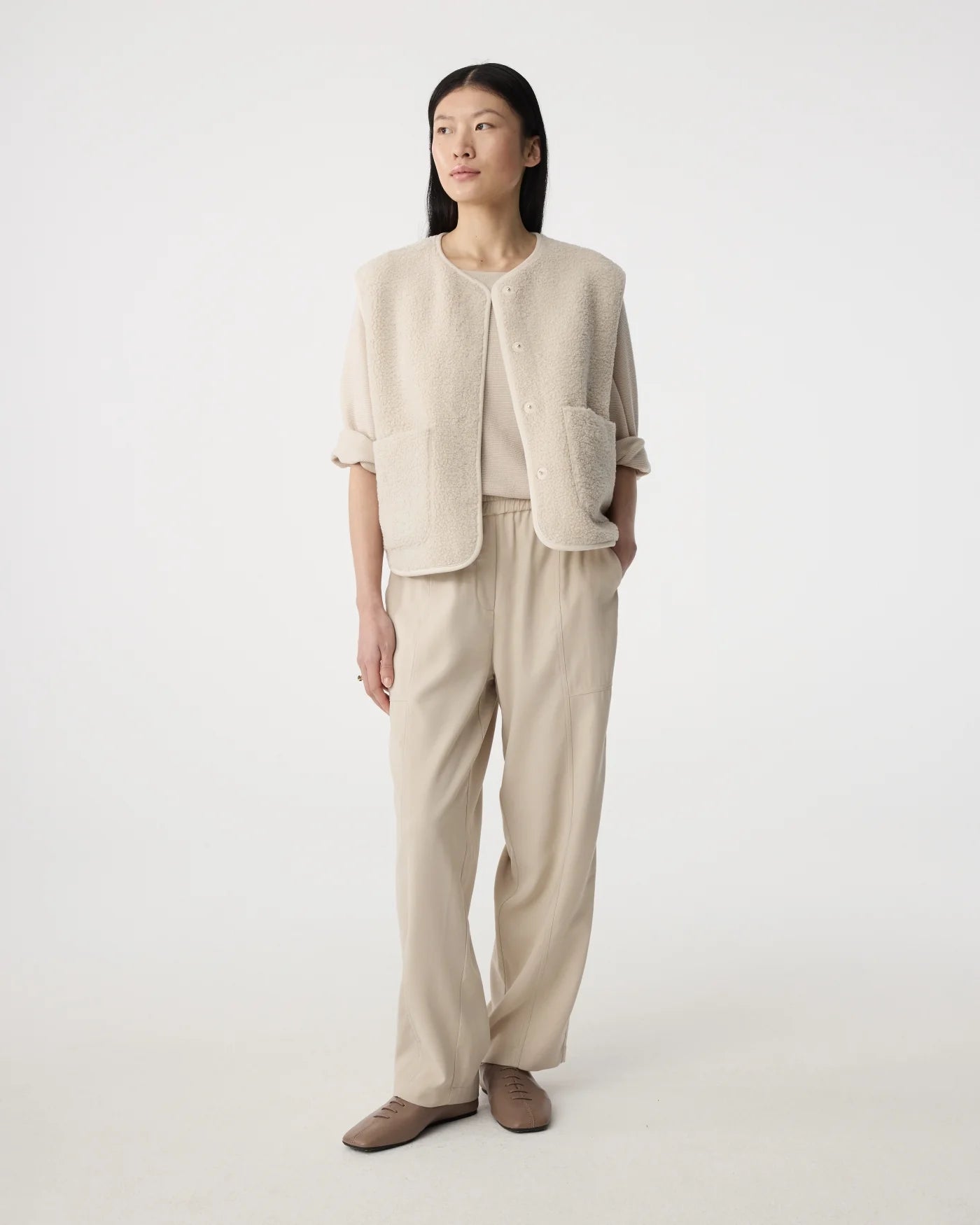 Knit-ted Ted Jacket Ivory