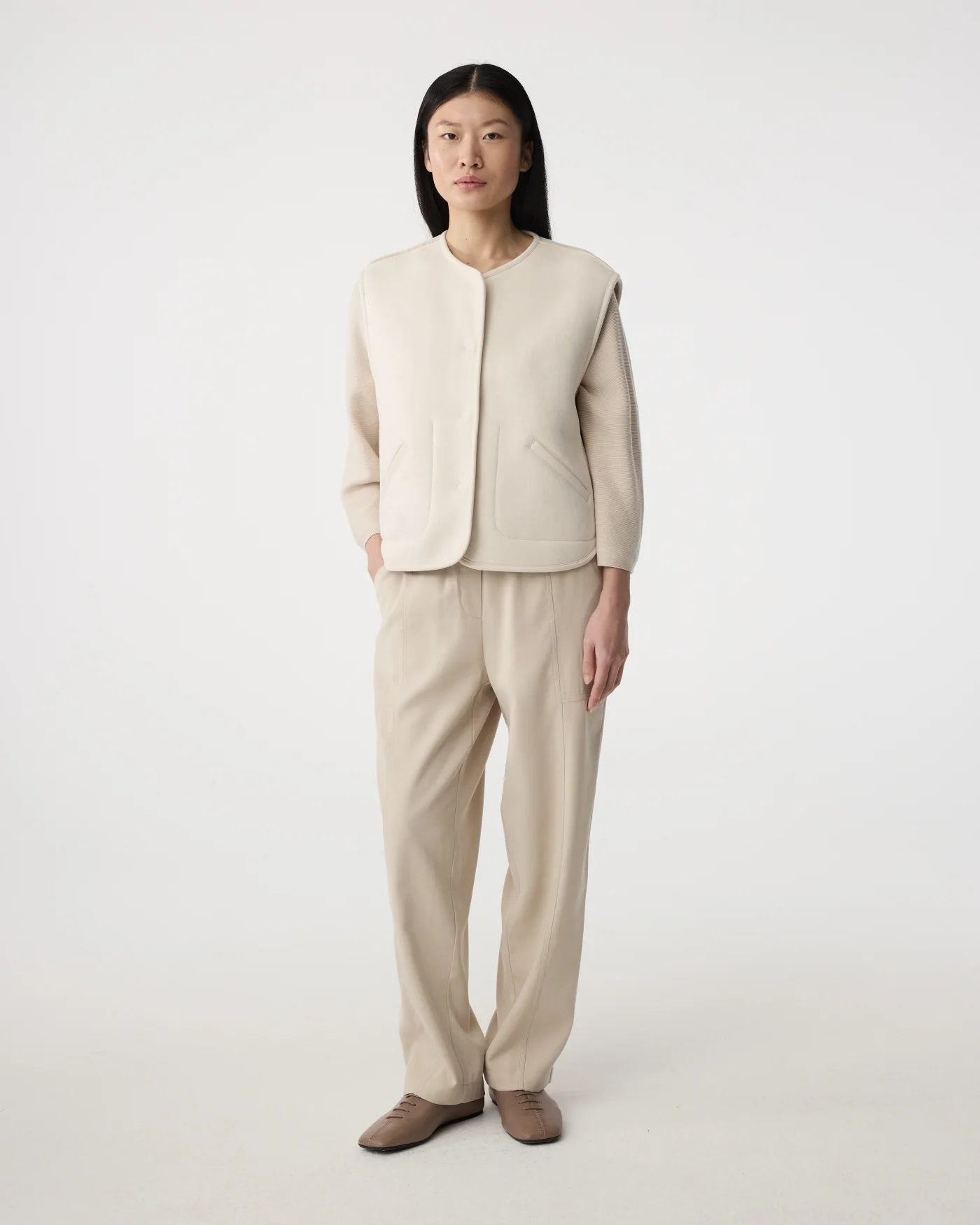 Knit-ted Ted Jacket Ivory