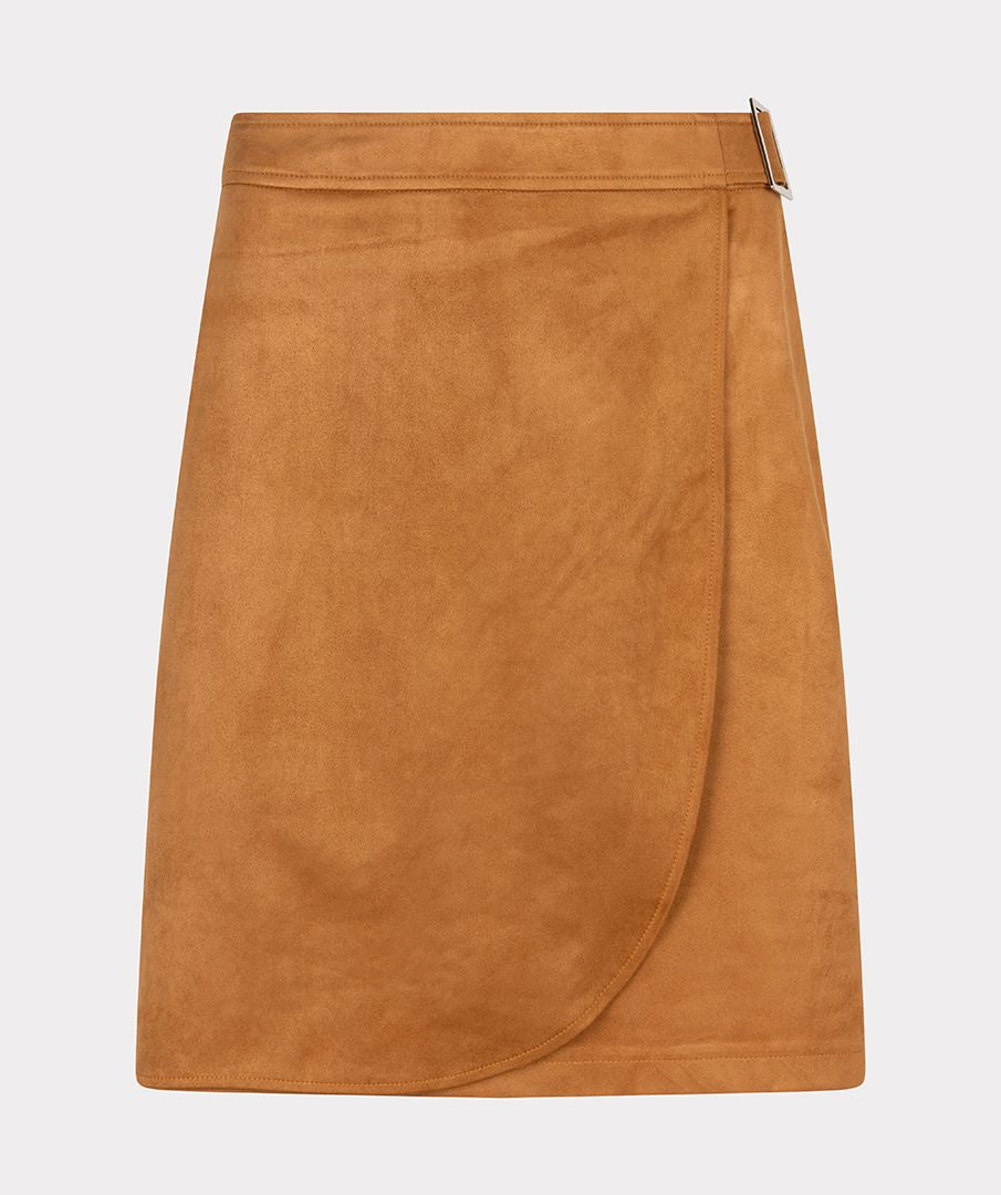 Esqualo Suedine Wrap Skirt