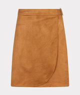 Esqualo Suedine Wrap Skirt