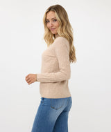 Esqualo Jacquard Turtleneck Beige