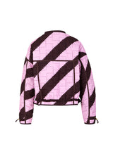 Coster Copenhagen Quilted Jacket in Zig Zag Print