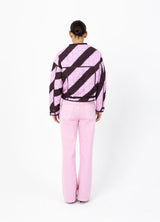 Coster Copenhagen Quilted Jacket in Zig Zag Print