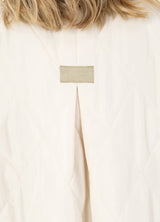 Coster Copenhagen Quilted Bomber Jacket Pearl