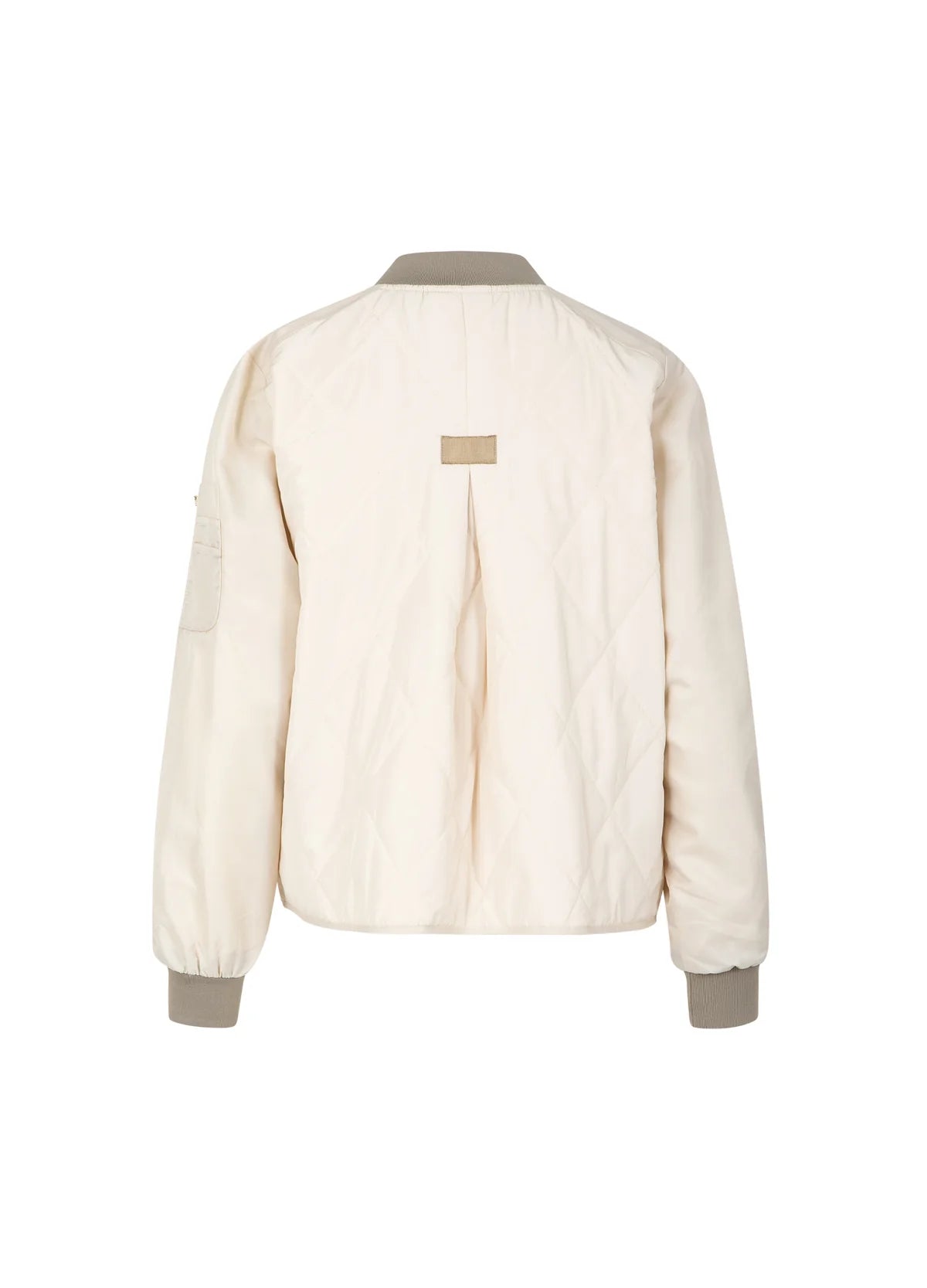 Coster Copenhagen Quilted Bomber Jacket Pearl