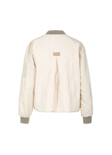 Coster Copenhagen Quilted Bomber Jacket Pearl