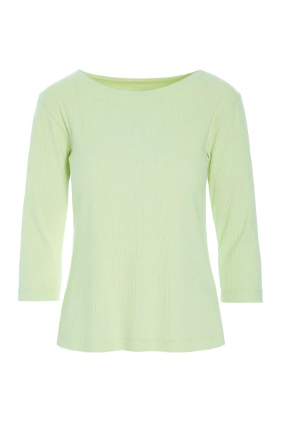 BITTE KAI RAND Ribbed 3/4 Sleeve Tee Pistachio 15070