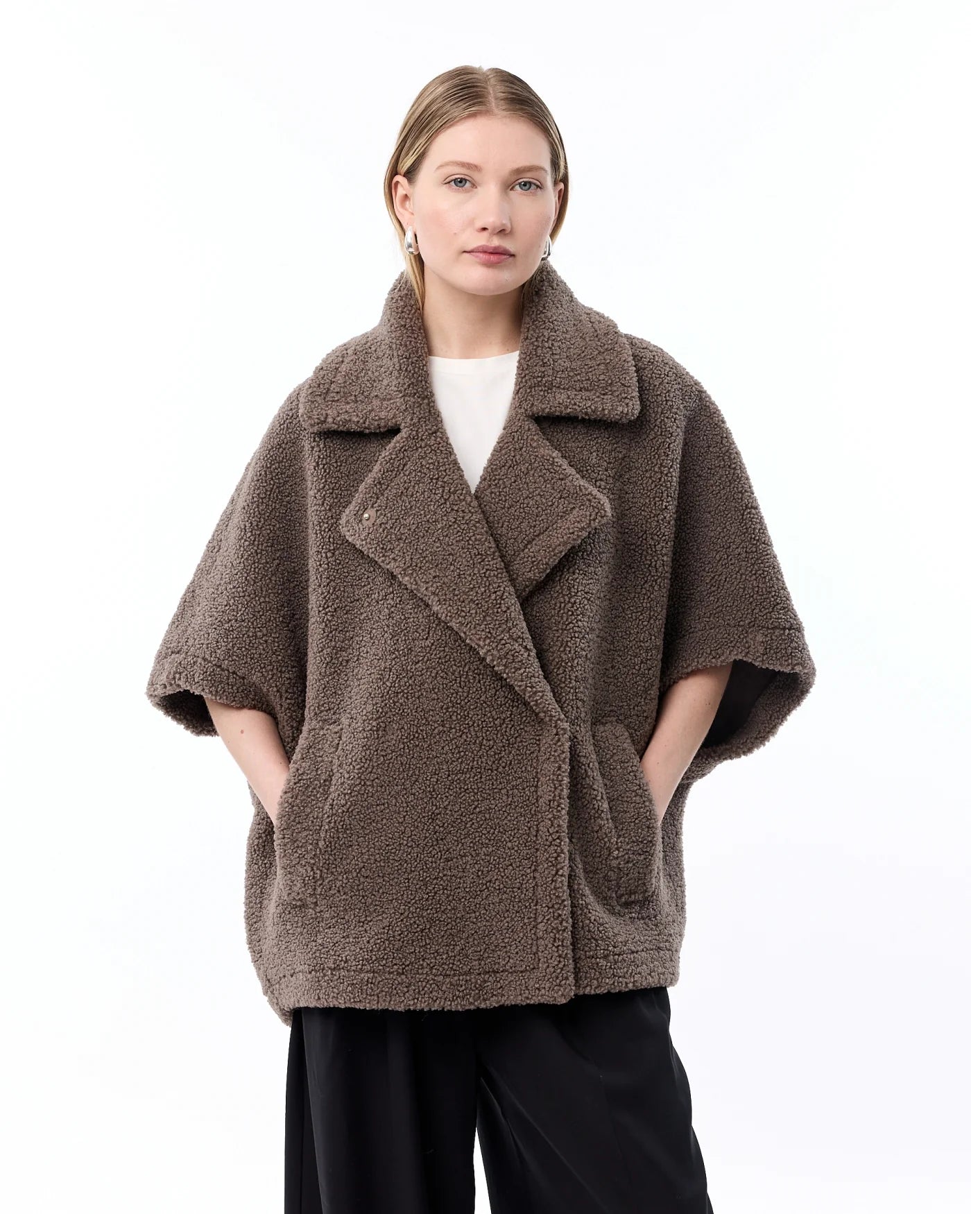 Knit-Ted Oversized Tammie Jacket Walnut