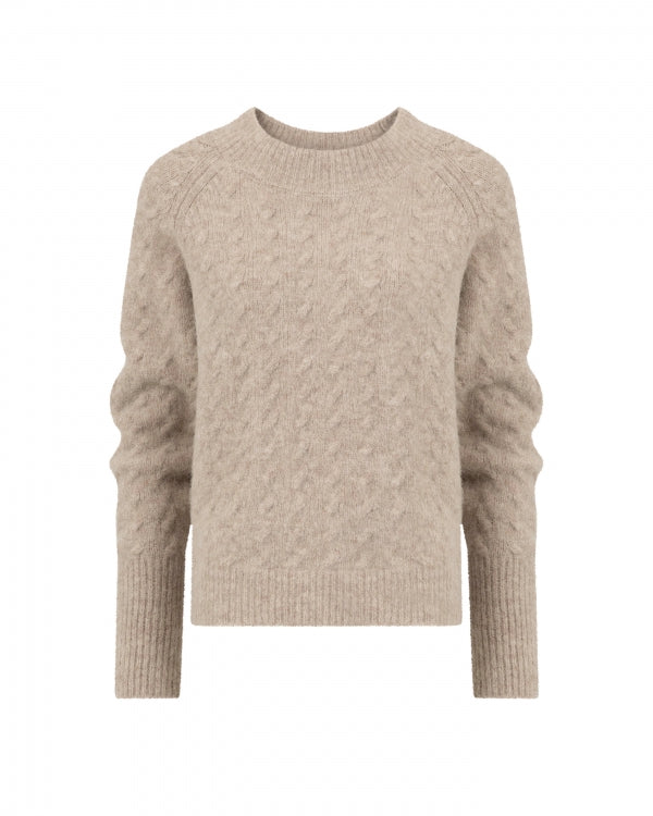 Knit-Ted Fox Sweater Sandstorm