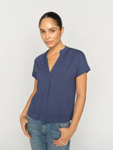 Mos Mosh Shira Tee Crown Blue