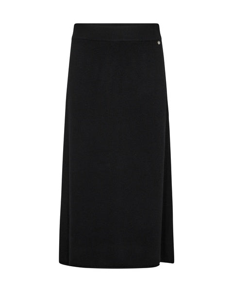 Mos Mosh Cardi Knit Skirt Black