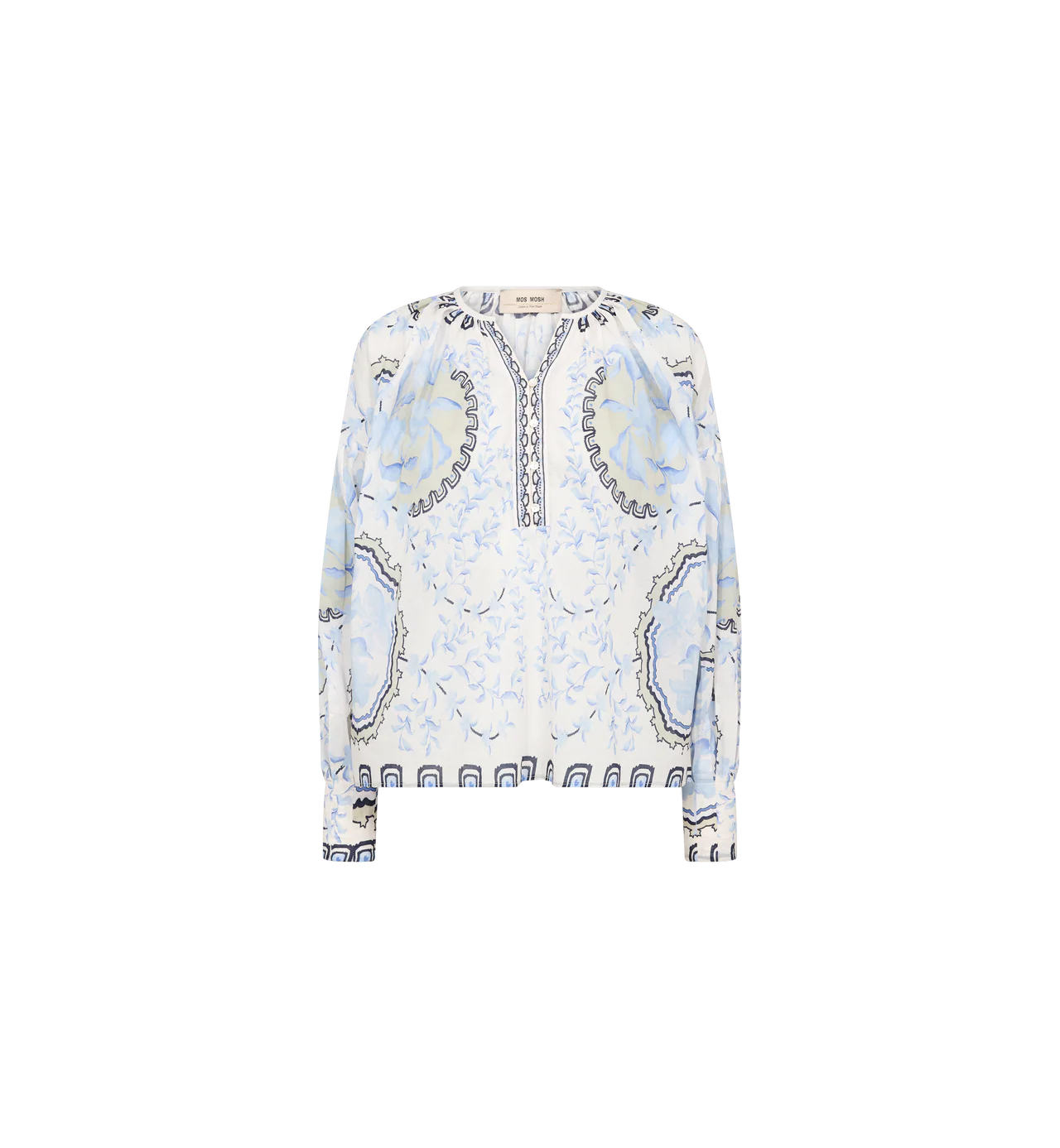 Mos Mosh Wylde Orchid Blouse Brunnera Blue