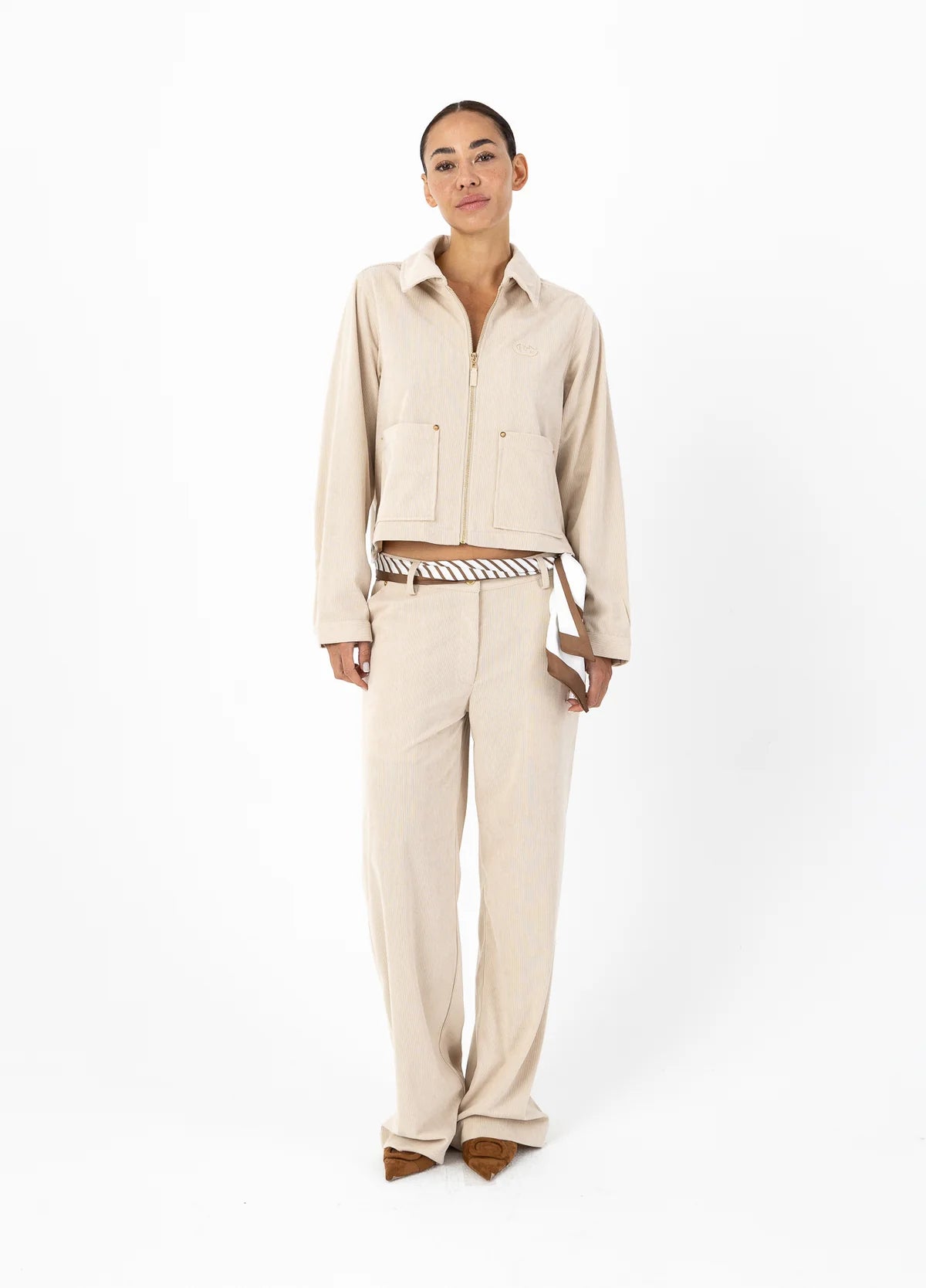 Coster Copenhagen Corduroy Jacket Pearl