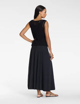 Sarah Pacini Long Skirt Black 261.13.042