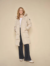 Mos Mosh Nova Down Square Coat Feather Grey