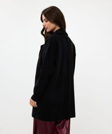 Esqualo Cardigan Blazer Long Black