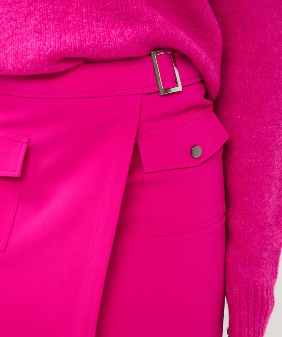 Esqualo Pocket City Skirt Neon Cerise