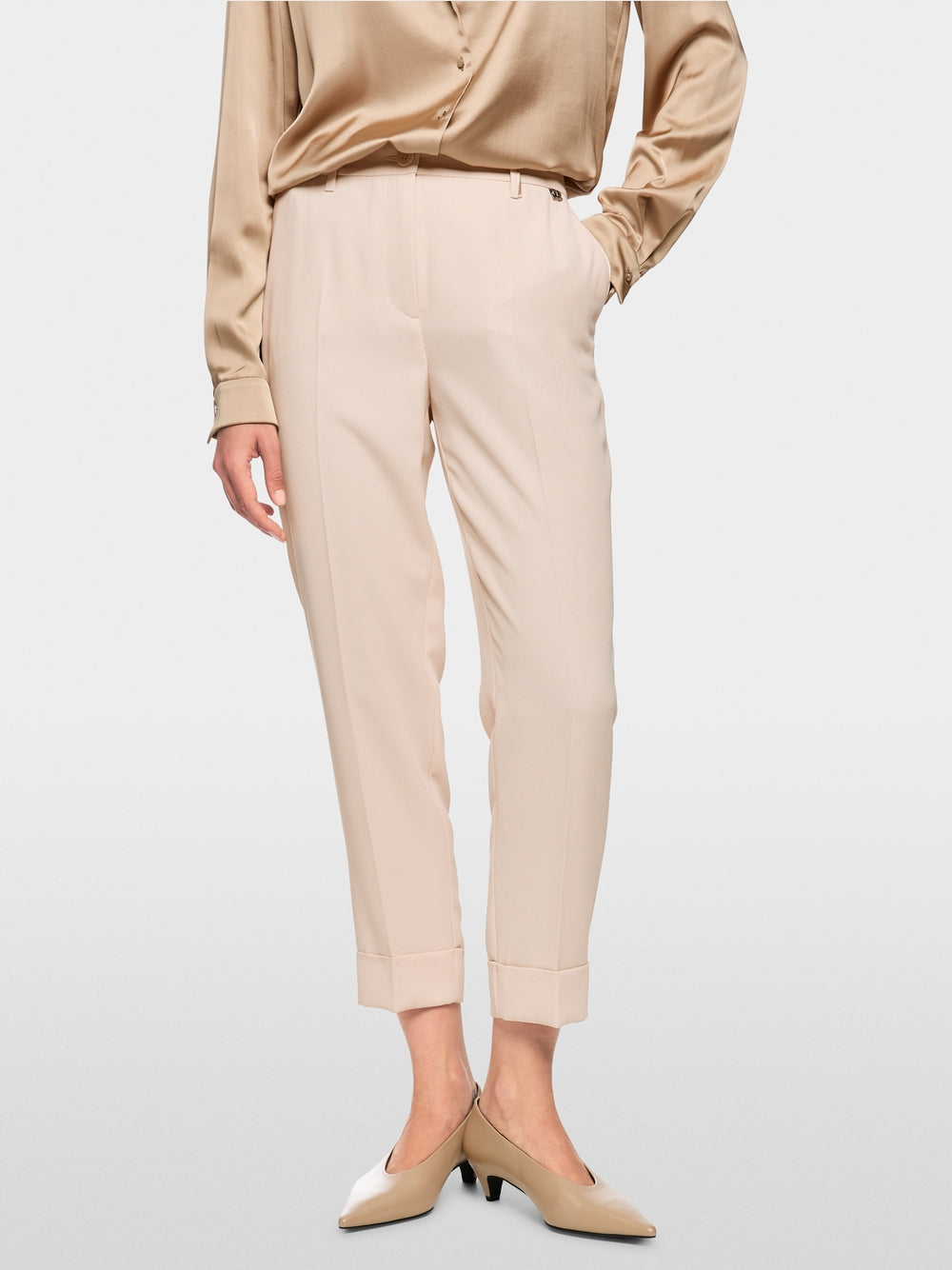 Marc Cain FRANCA Pants with Turn-up Magnolia AP81.38W65