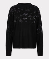 Esqualo Sequin Sweater Black