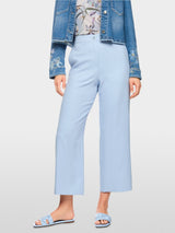 Marc Cain Collections WUKARI Trousers Wide Fit Magical Blue AC.81.52W03