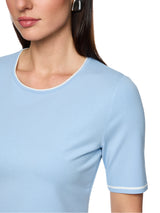 Marc Cain Collections Rethink Together Fine Sweater Magical Blue AC.41.09M11