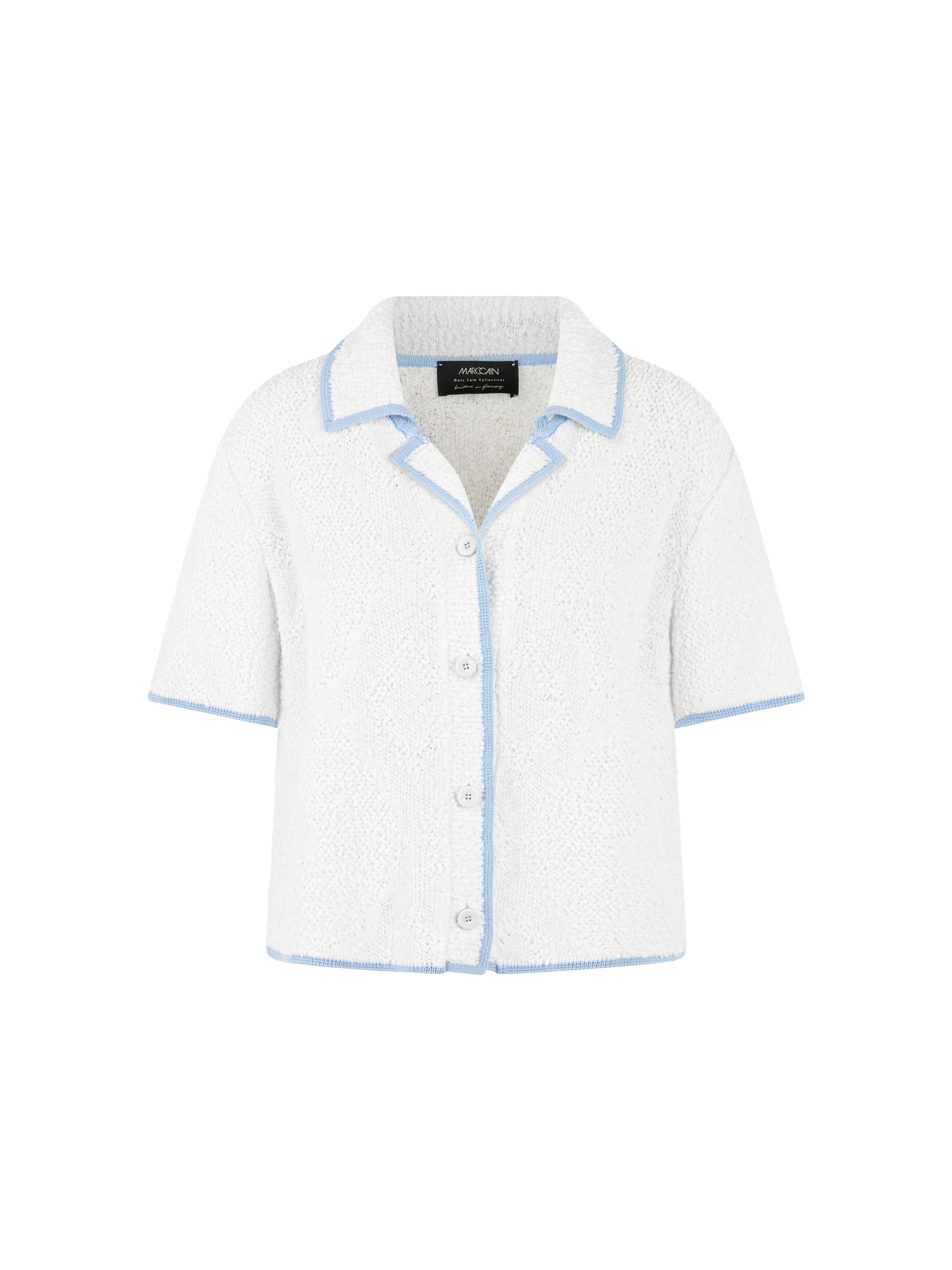 Marc Cain Collections Knitted in Germany Cardigan White AC39.05M06