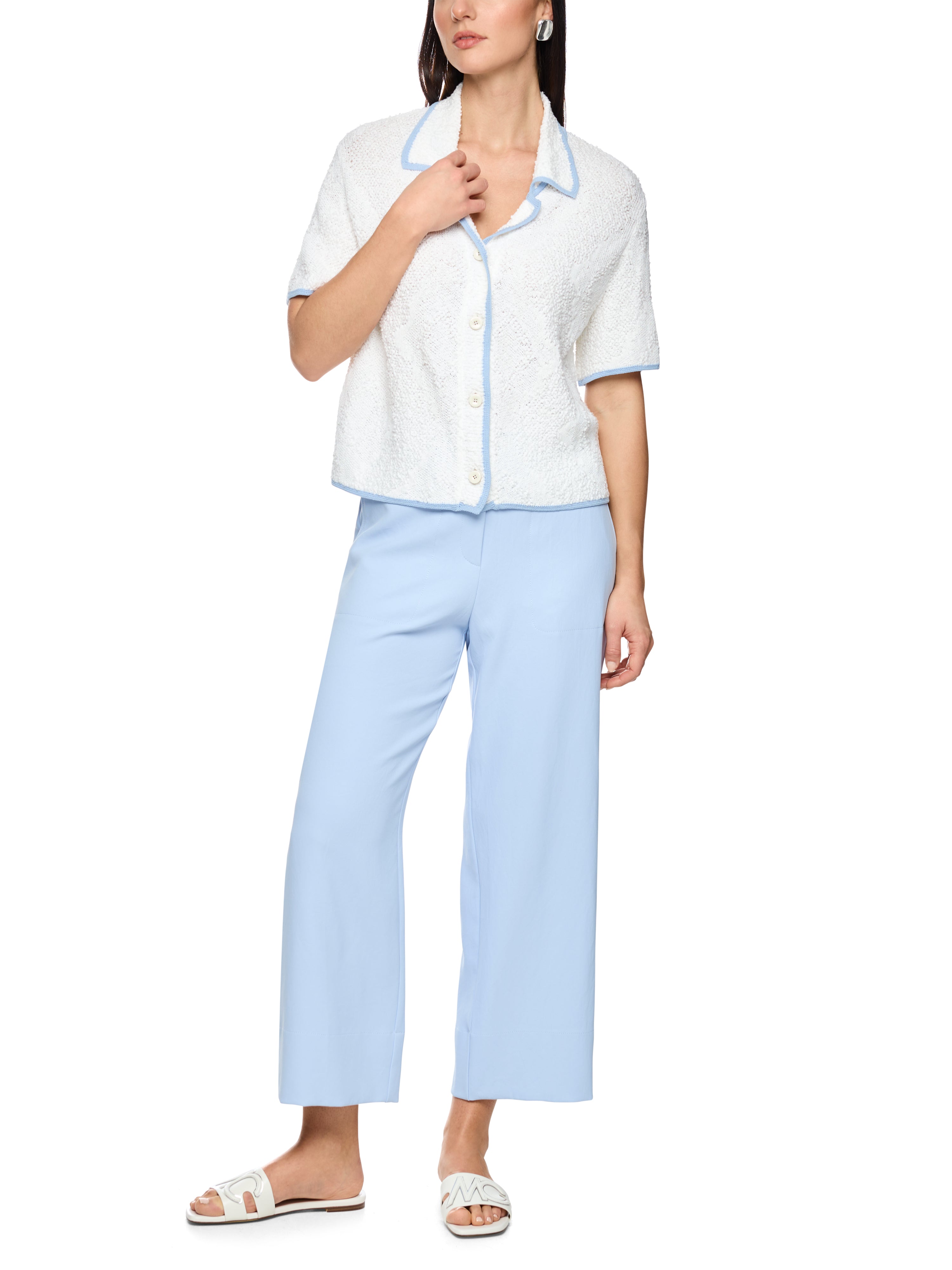 Marc Cain Collections Knitted in Germany Cardigan White AC39.05M06