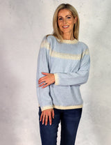 d.e.c.k. By Decollage Sweater Blue 8242