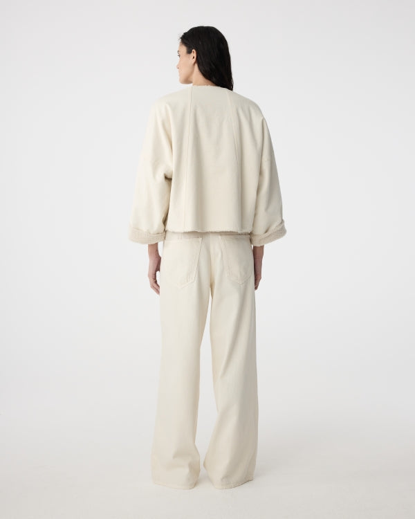 Knit-ted Summer Jacket  Ivory