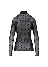 Coster Copenhagen Heart EVE Mesh Turtleneck Black Heart