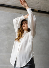 Coster Copenhagen Jolie Metallic Shirt White