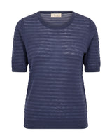 Mos Mosh Bouch Dotty SS Knit Crown Blue